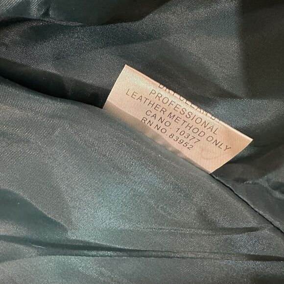 Vintage Venus Genuine Leather Blazer Jacket Women's Small Blue Long Sleeve - Picture 7 of 10